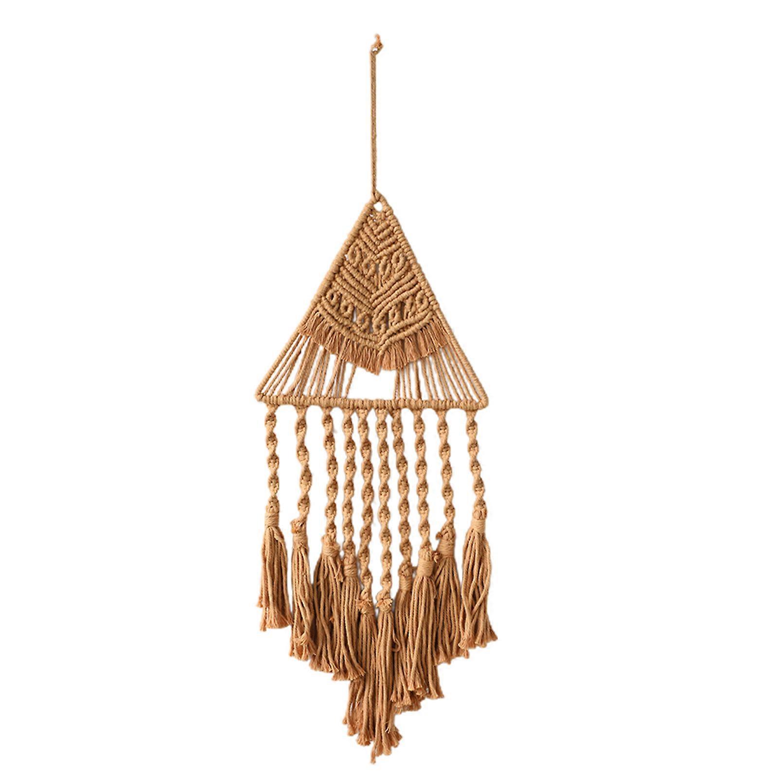  Macrame Wall Hanging Boho Hand Woven Macrame Tapestry Chic Bohemian Apartment