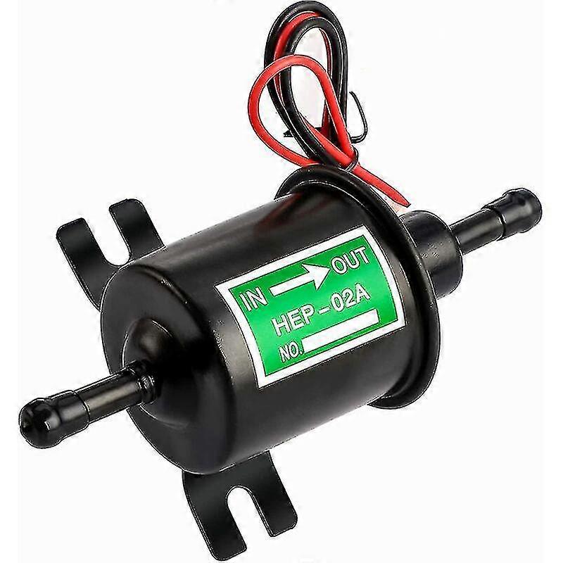 12V مضخة الوقود الكهربائية Hep-02a مضخة وقود كهربائية منخفضة الضغط 2.5-4psi لجميع السيارات والشاحنات والقوارب