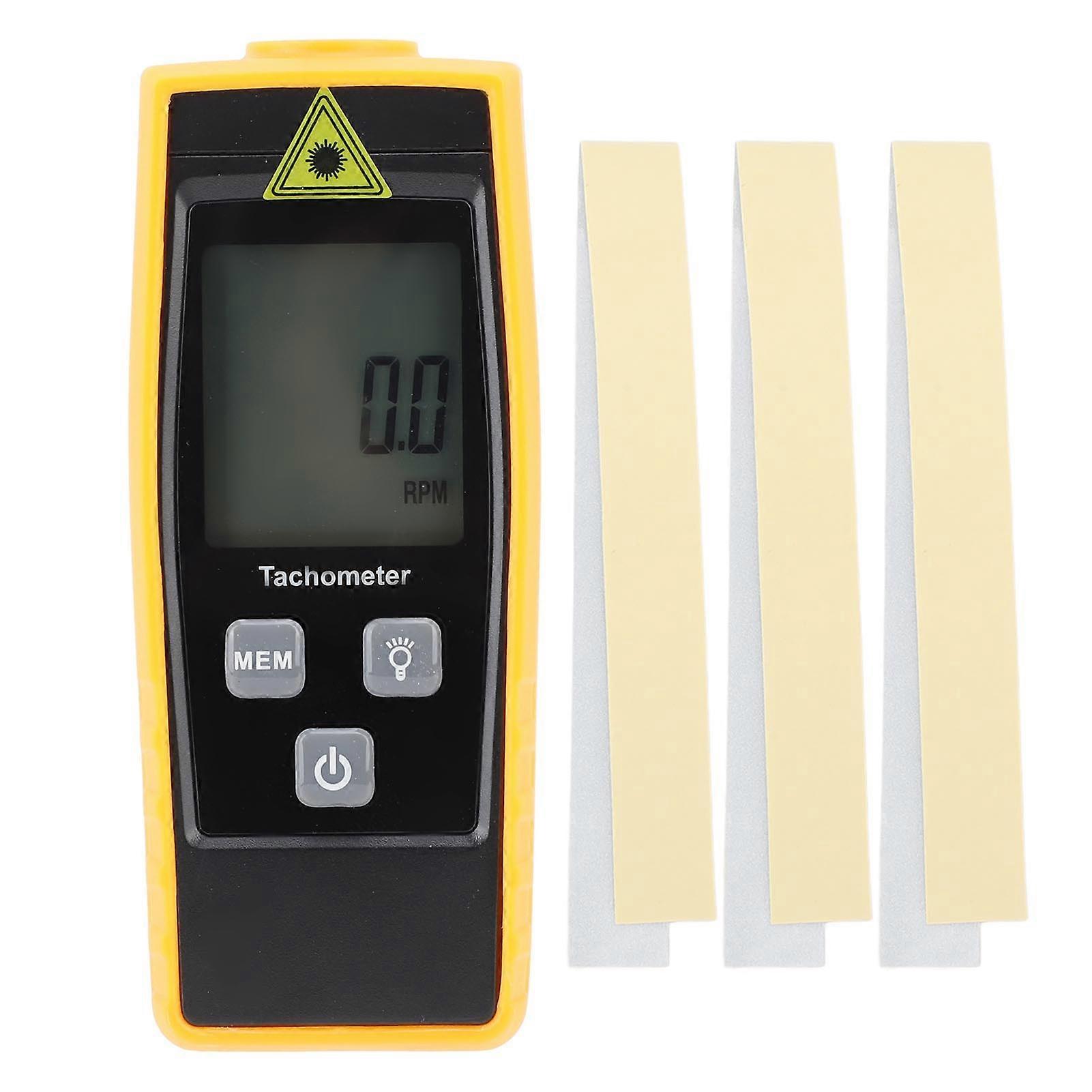 Digital Tachometer Non Contact Photo RPM Meter 5 Digit LCD Display High Accuracy Rotation Speed Meter