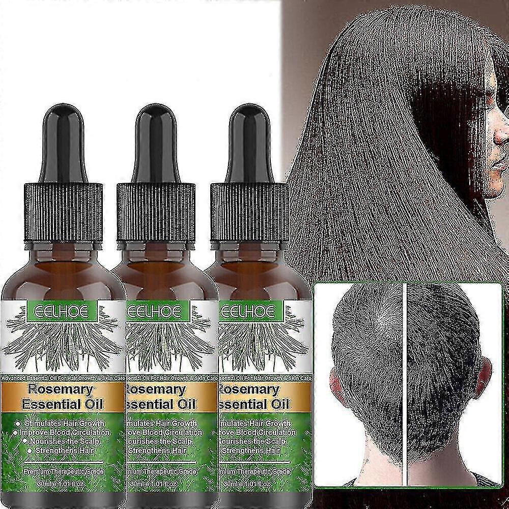 3pcs aceite de romero para 100% nutre