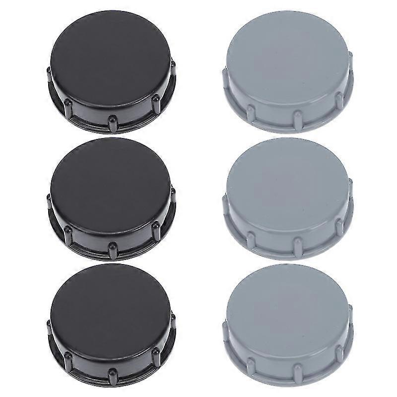 6pcs Plastic Pipe Caps Drain Pipe Caps Protective Covers Durable Pipe Plug Caps