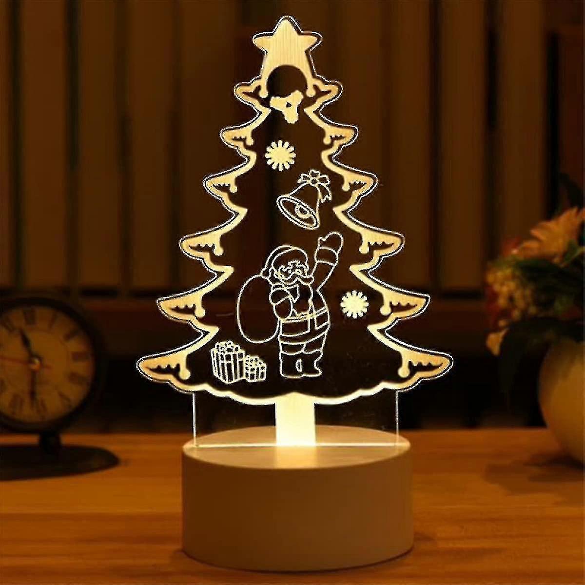 Usb Powered 3d Desk Glowing Led Christmas Tree (christmas Tree)