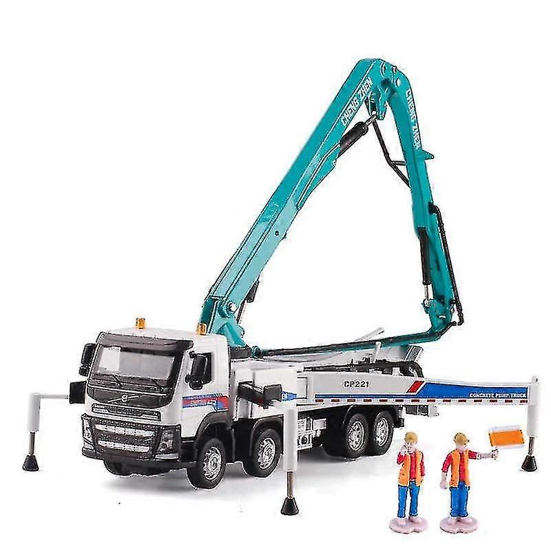 1/50 Simulation Mechanical Concrete Pump Truck