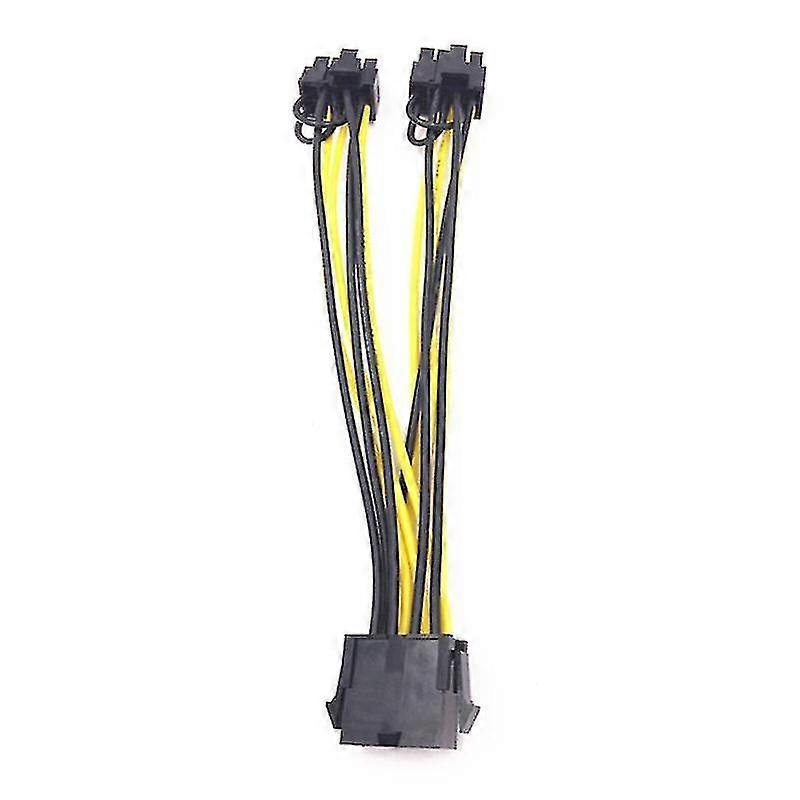 8pin To 2x8 Pin (6+2) Cpu Gpu Dual 8pin Power Splitter Graphics Card Cable 30cm -JA