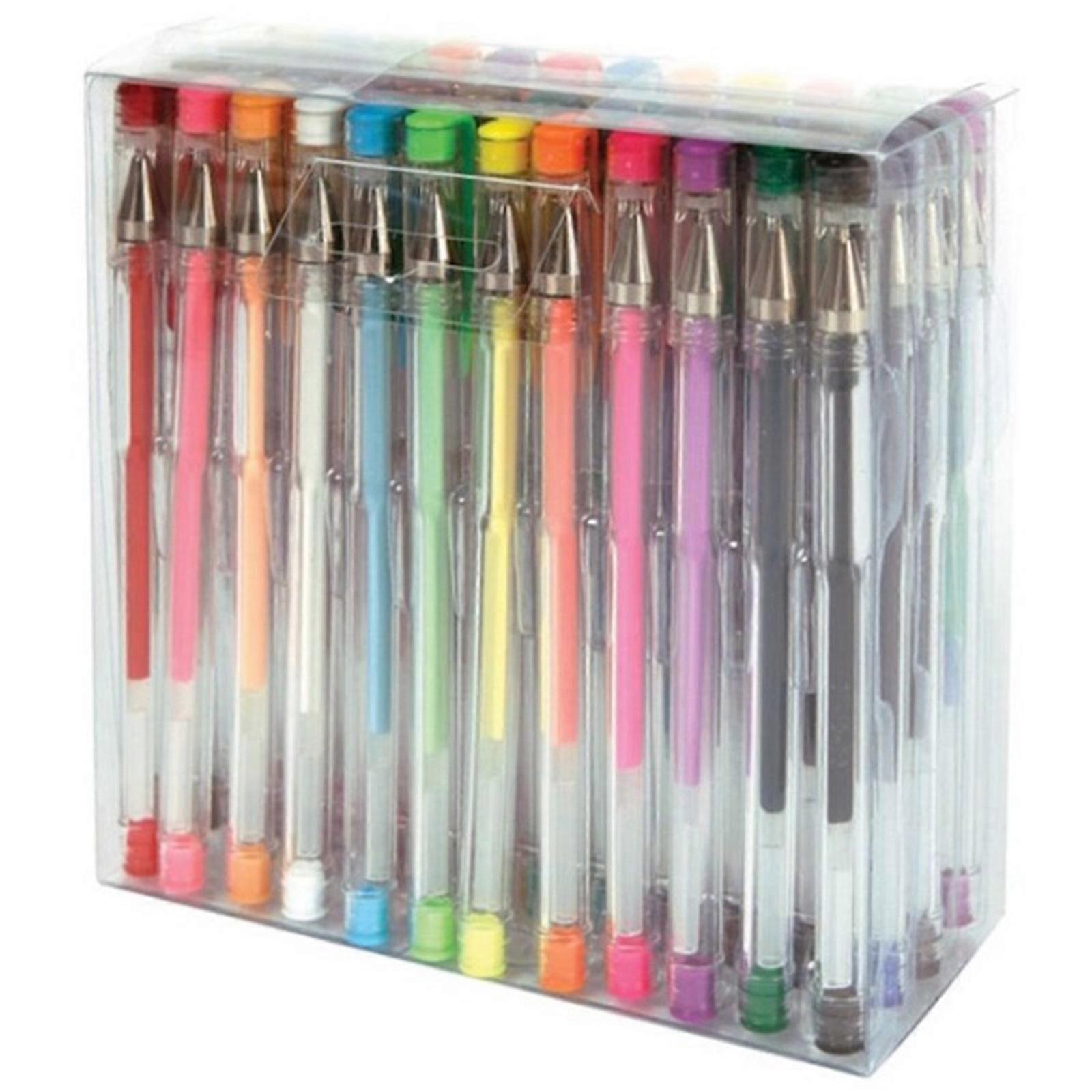 48/100 Colors Marker Pen for Highlight Colored Gel Pens Children Drawing and Coloring Pen