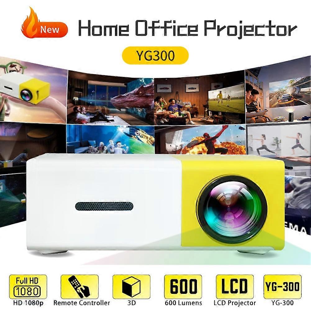 1080p Manual Focus Led  Mini Projector Infrared Mini Projector Remote Controller Home Projector Video