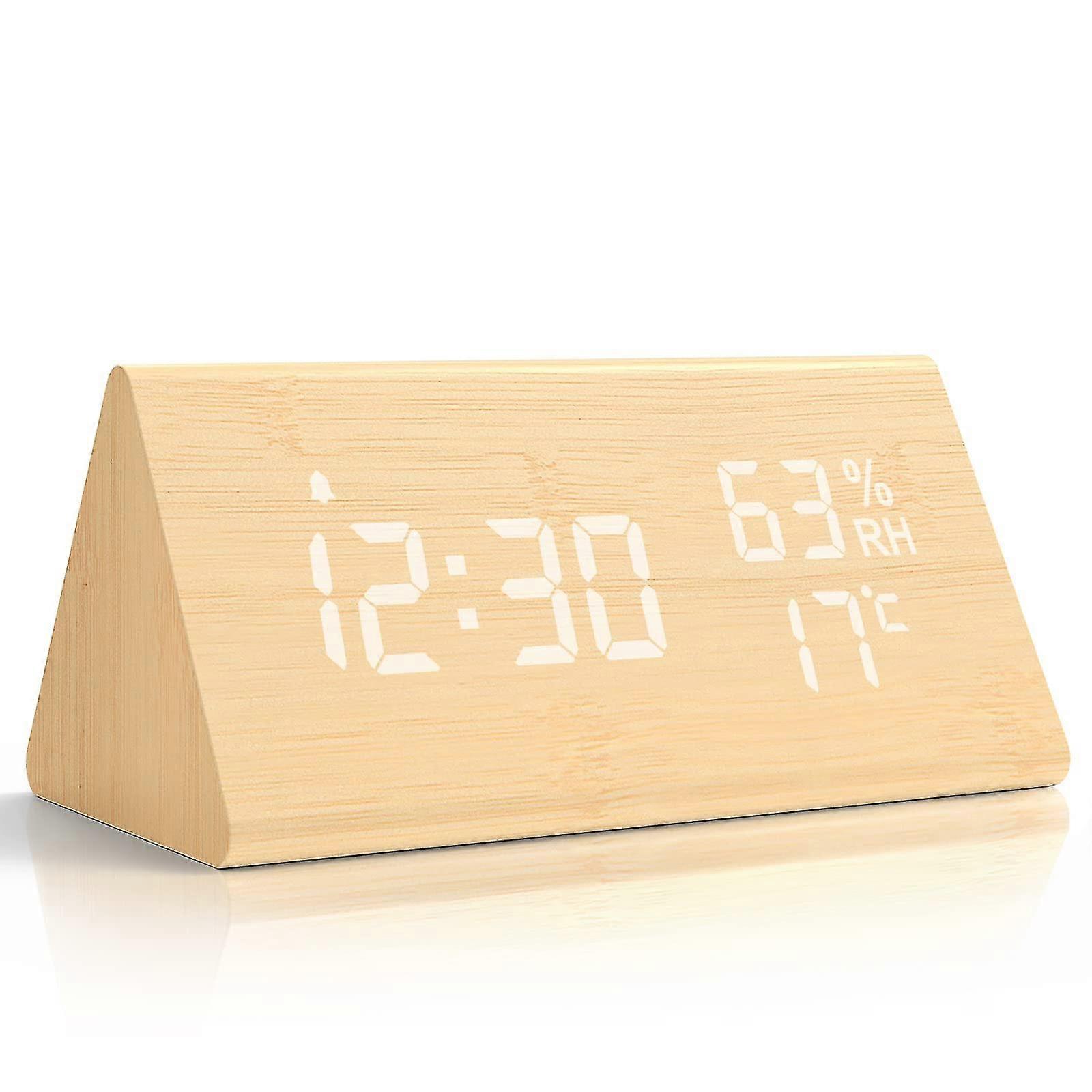 Alarm Clock Digital Led Alarm Clock Triangular Desk Clock Student Bedside Clock