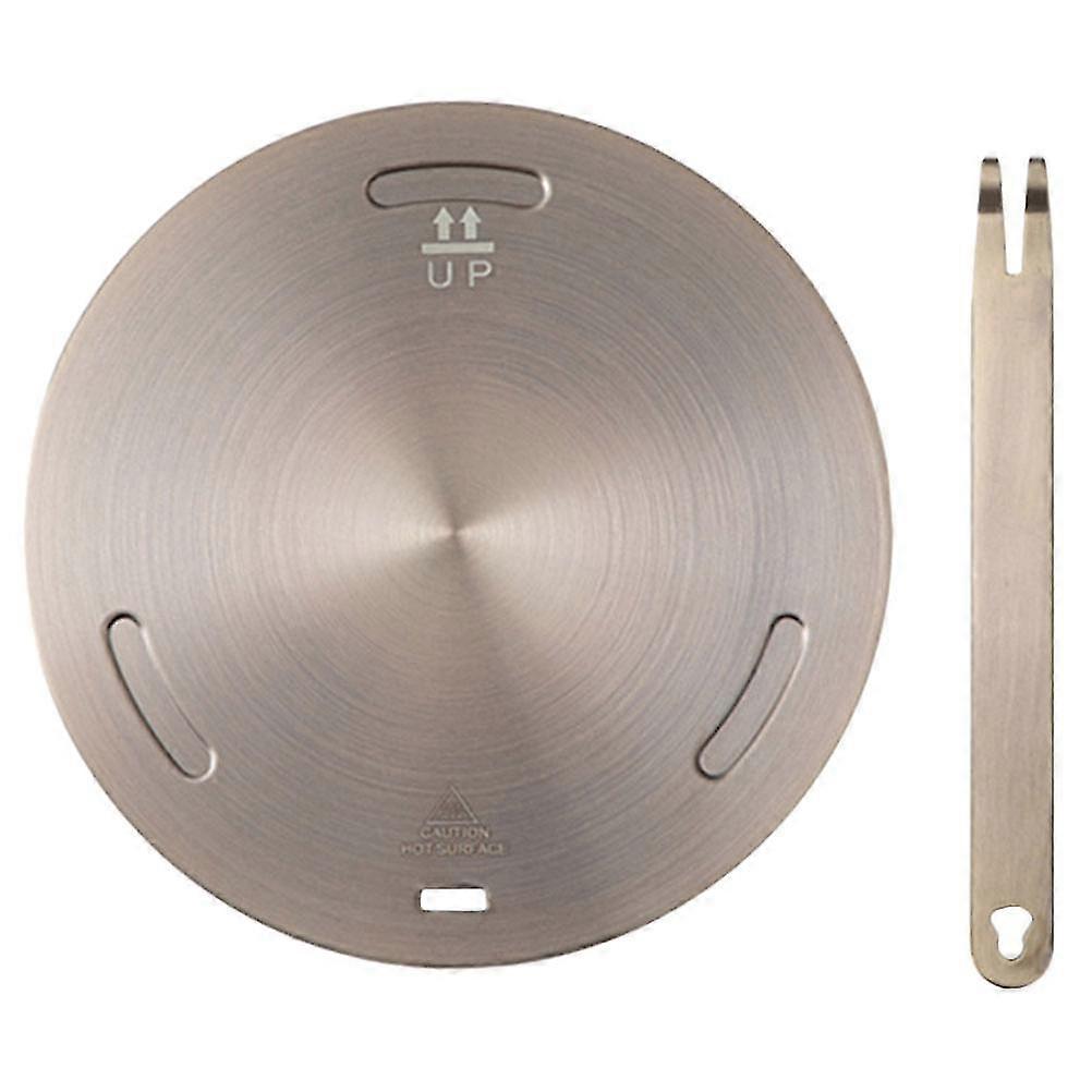 1 Set Of Metal Heat Induction Plate Cooktop Induction Plate Adapter Heat Diffuser