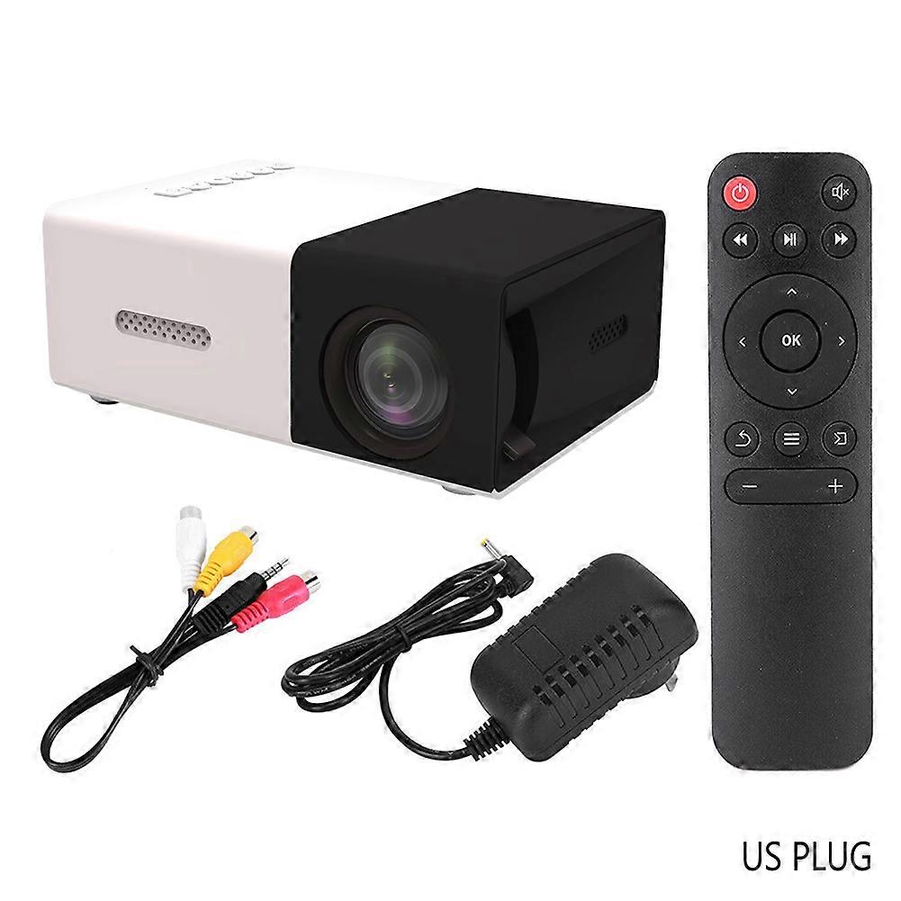 LED Mini Projector with Two Color Mobile Phone Connectable Beamers for Home Theater
