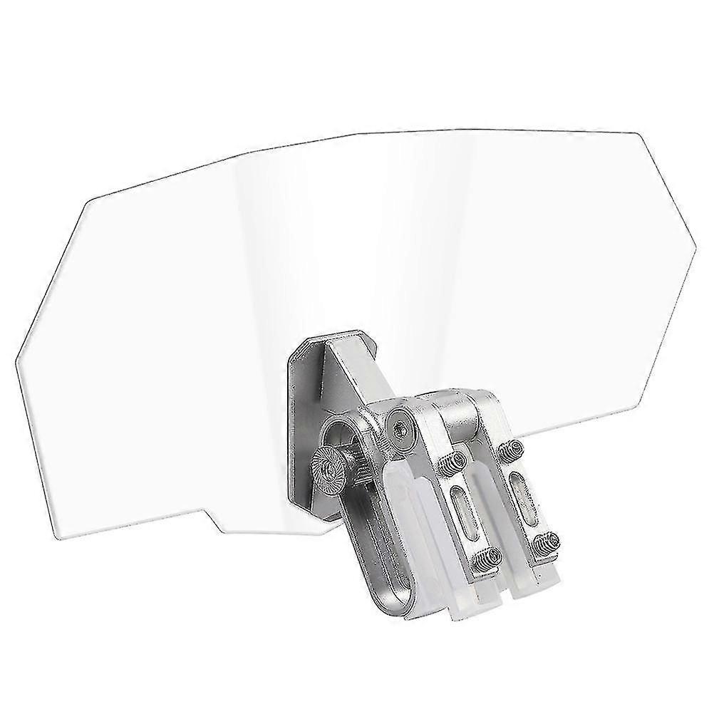 1 Set Motorcycle Windshield Adjustable Motorbike Windscreen Wind Deflector