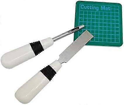 3 Pcs Sewing Buttonhole Cutter Set, for Buttonhole and Eyehole (WHITE&BLACK)