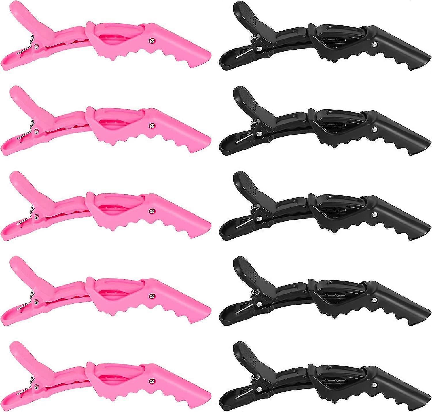 10 pcs crocodile hair clips