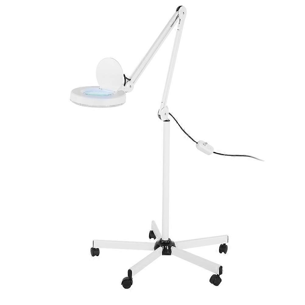8X LED Lighted Magnifier Light Magnifying Stand Floor Lamp Skincare Beauty Manicure Tattoo