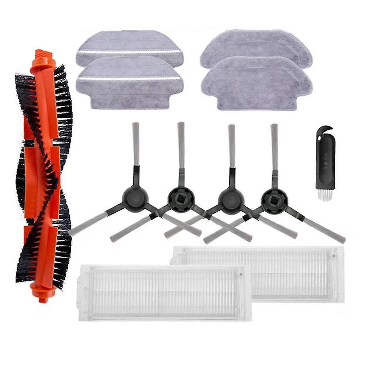 Replacement Parts for MGTEC Twinboth S9 Robot Vacuum Cleaner Spare Hepa Filter Main Side Brush Mop Rag Cloth