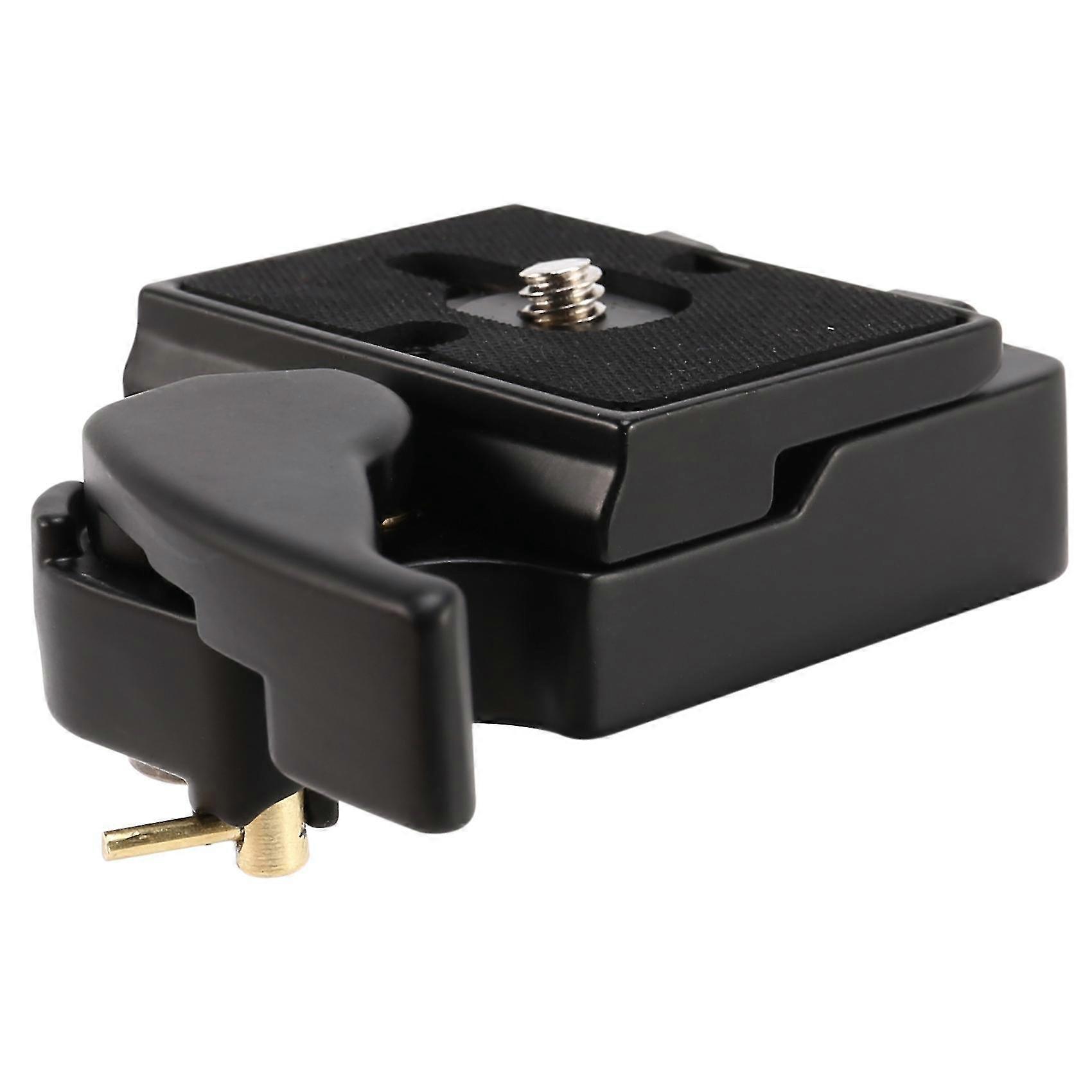 black camera 323 release plate compatible with manfrotto 323 cameras