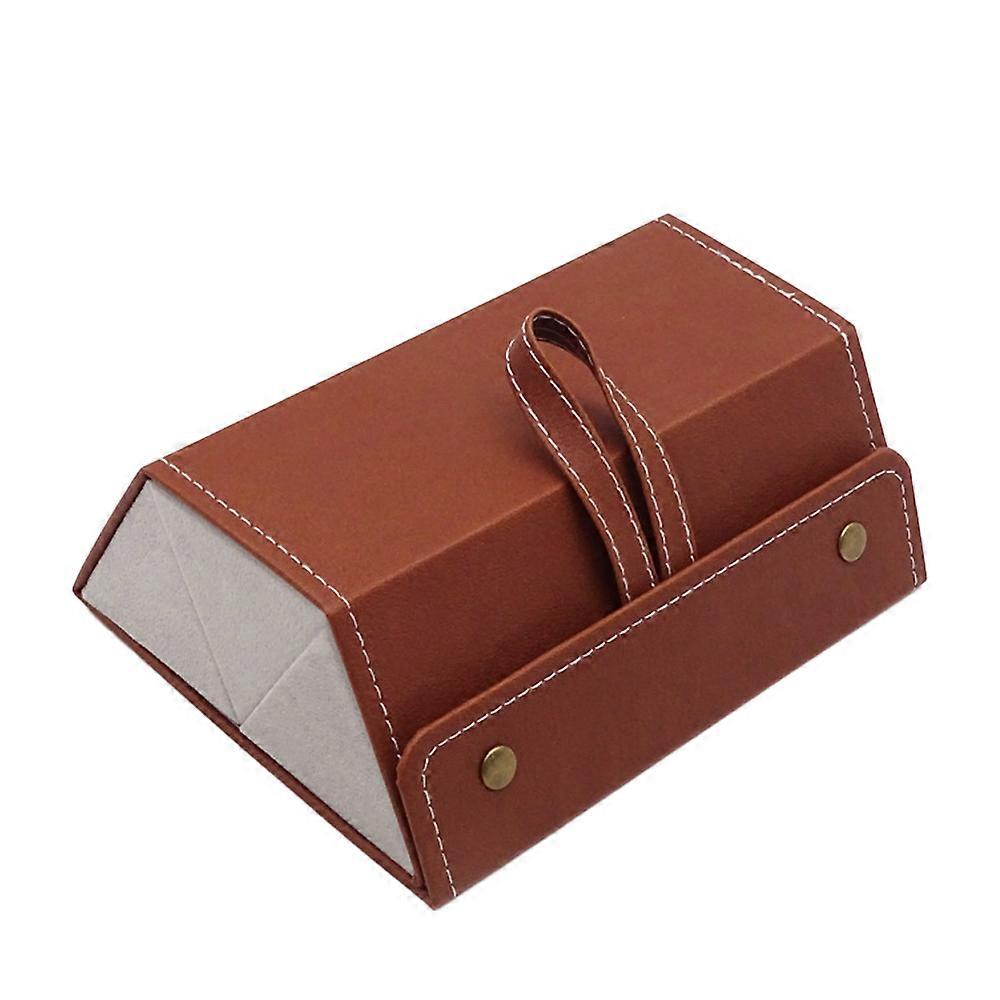 Eyeglass Storage Case Multi-Plaid Leather Handmade Eyeglass Case Style2