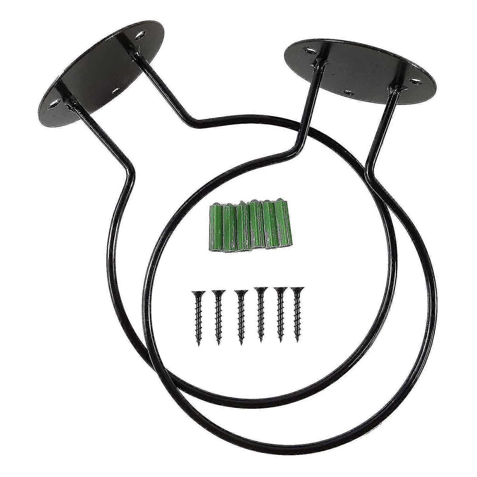 2pcs Wall Mounted Ball Holder For Basketball Volleyball Rugby Soccerab