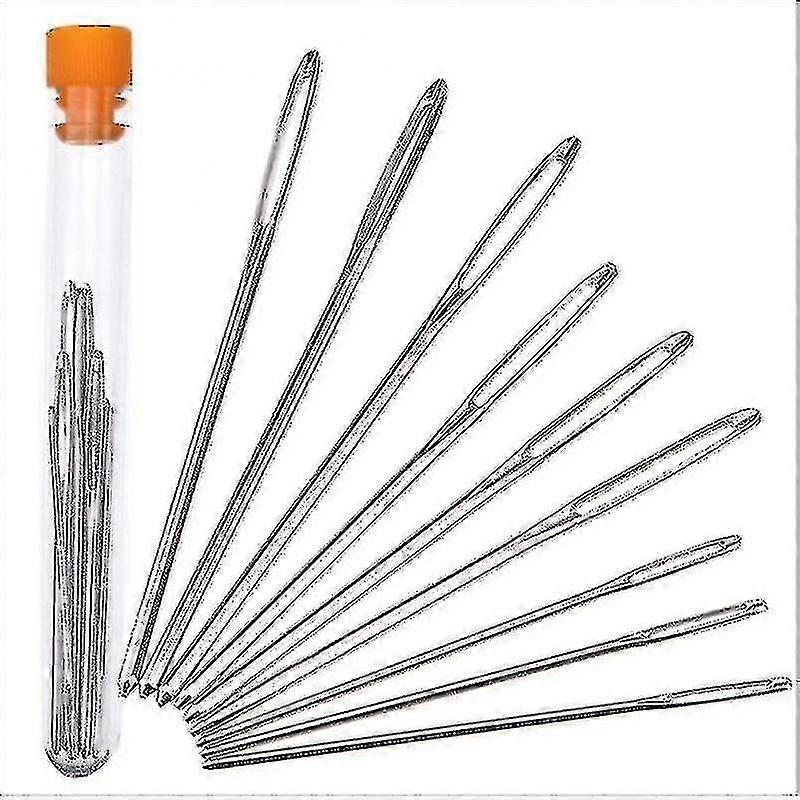 9 Pcs Stainless Steel Embroidery Needles