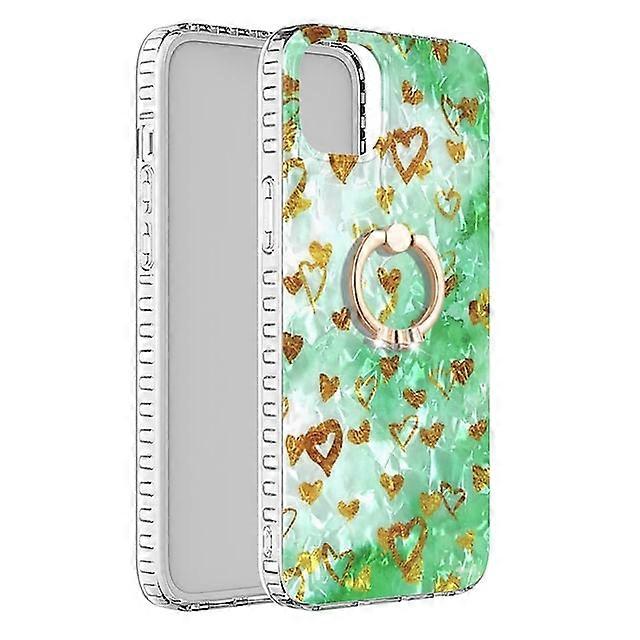 Phone Case For Apple Back Cover iPhone 14 iPhone 13 Pro Max 12 Mini 11 X XR XS Max 8 7 Bumper Frame Ring Holder Soft Edges Cartoon Scenery Marble TPU