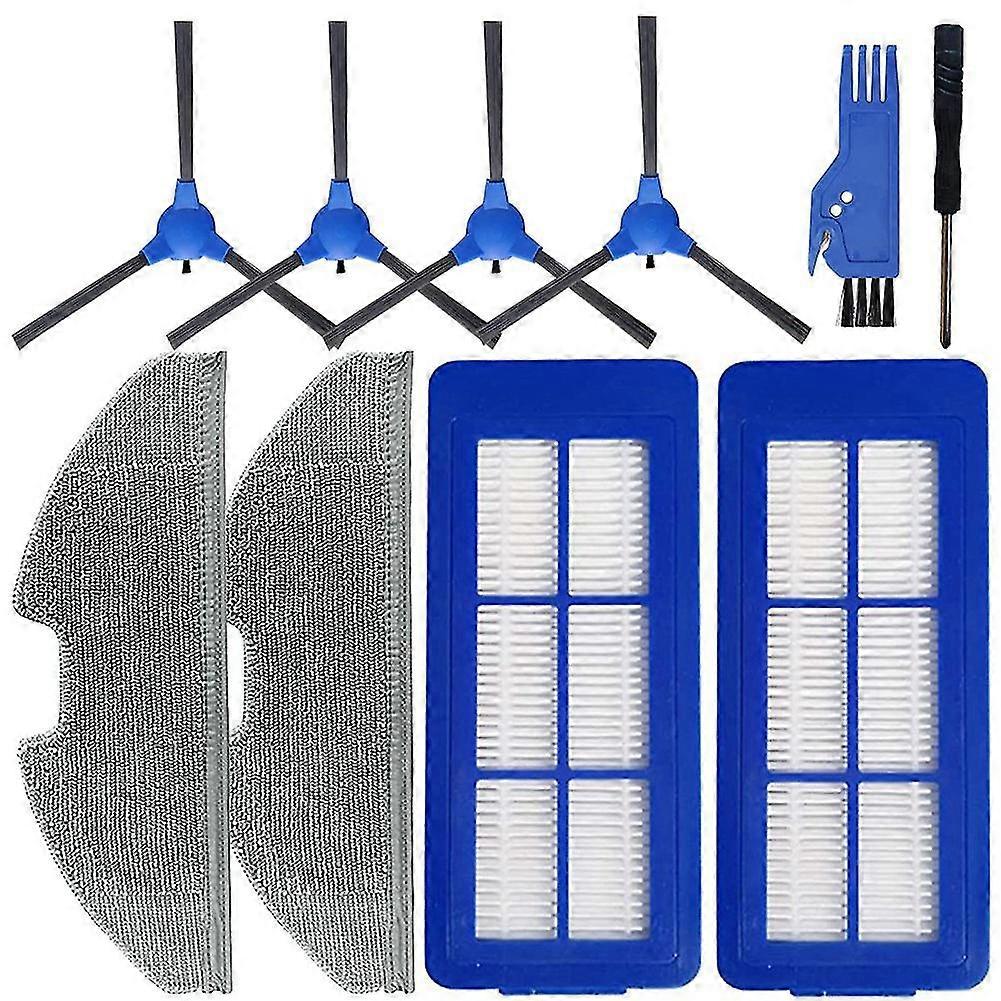 Roller Brush Side Brush Mop Cloth Replacement Parts Kit For Eufy
