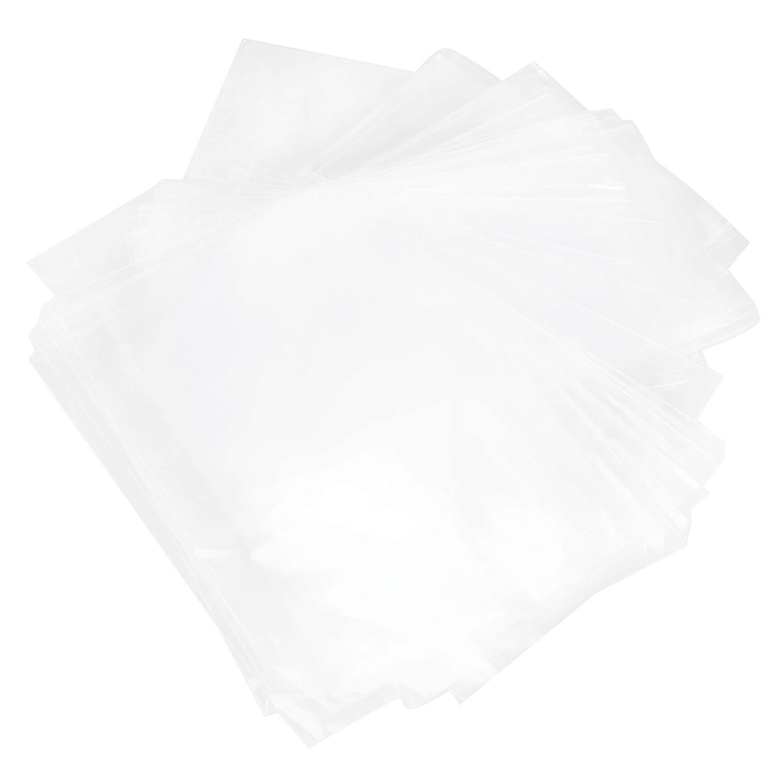 100 stk isposer gennemsigtig rektangulær form slik chokoladeposer kompatible hjem bryllup udendørs9x15cm