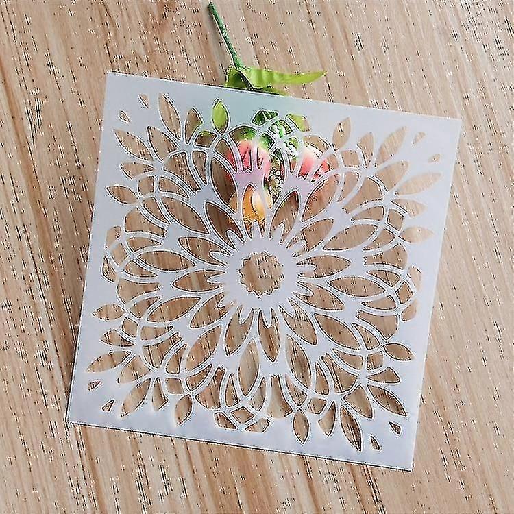 Datura Template Diy Plastic Wall Spray Painting Template