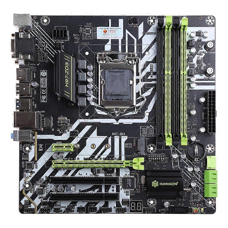 H97 ZD3 للوحة الأم Intel LGA 1150 DDR3 للوحة الأم M.2 NVME M-ATX لi3