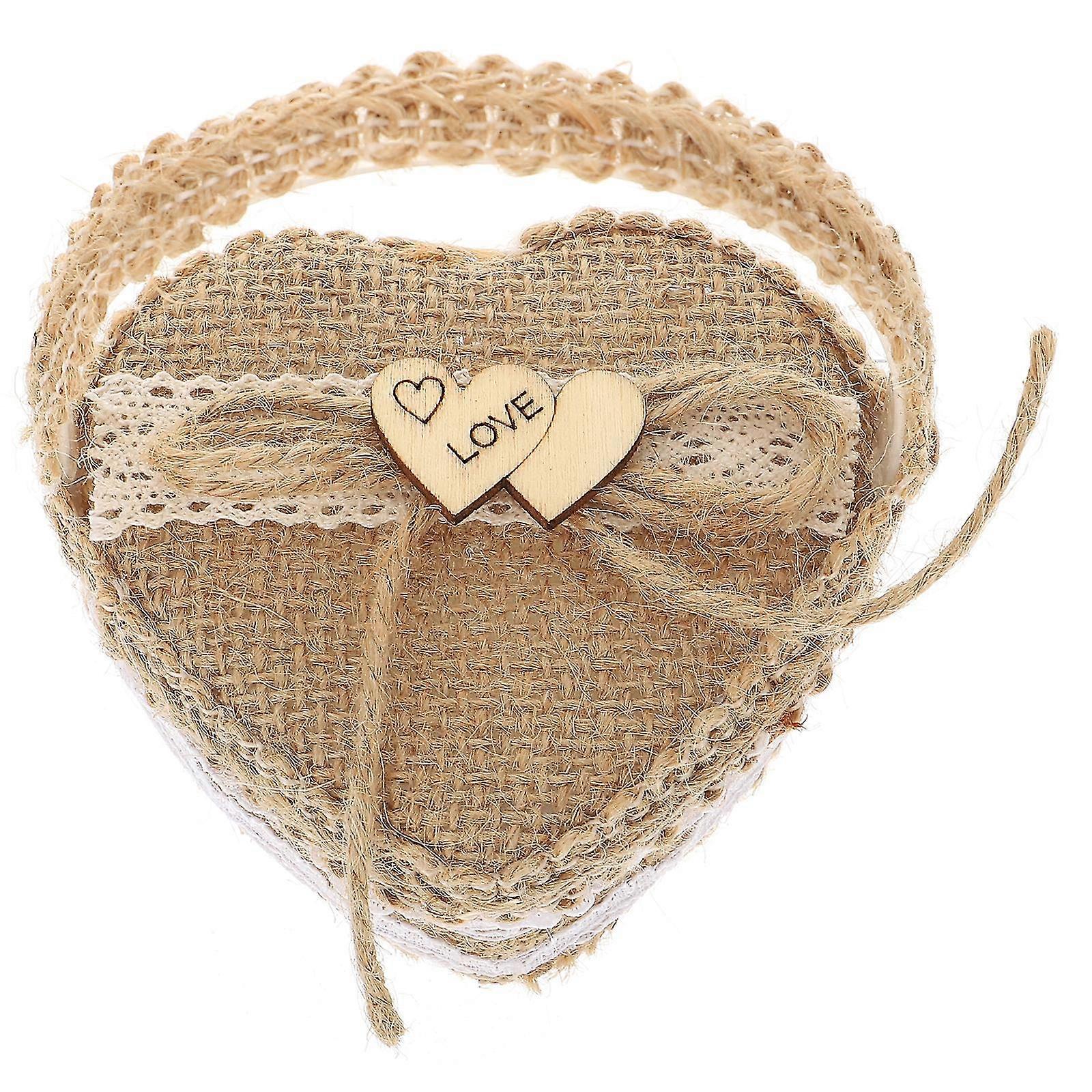 1pc Creative Wedding Ring Basket Practical Wedding Ring Box Handy Ring Basket