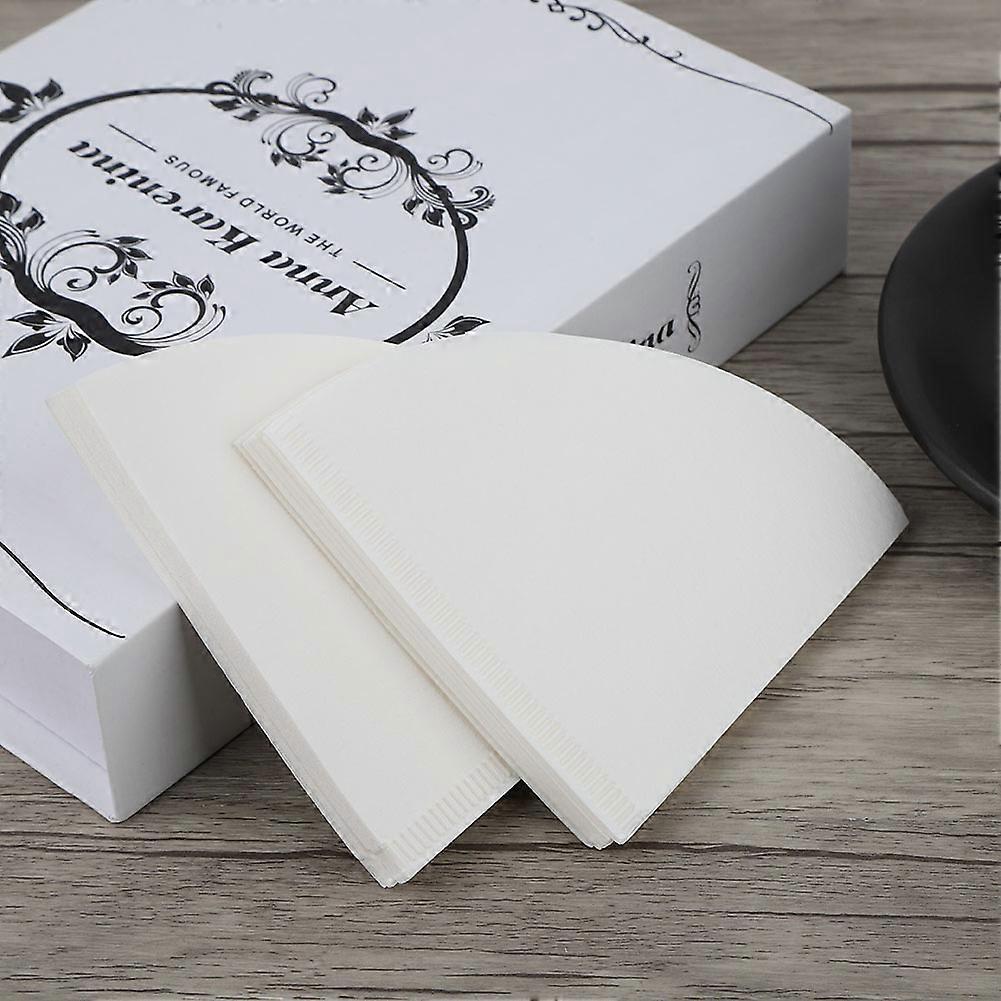 50PCS COne Shape Drip Coffee Powder Filter Papers Coffee Cup Strainers compatiblement