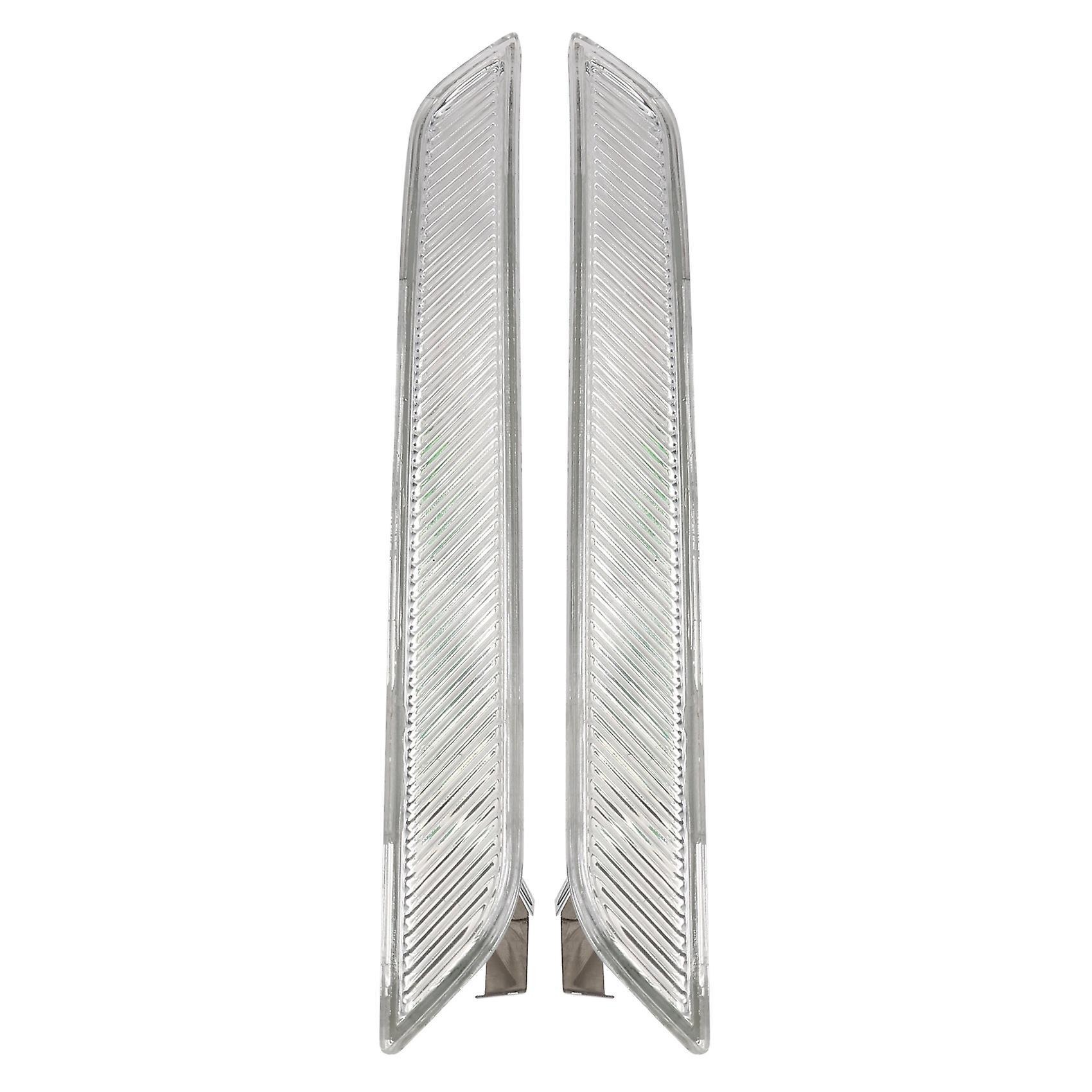 2Pcs Euro Clear Lens Front Bumper Side Marker Reflector for E71 X6 E70 X5M 2008-2014 Replace Sidema