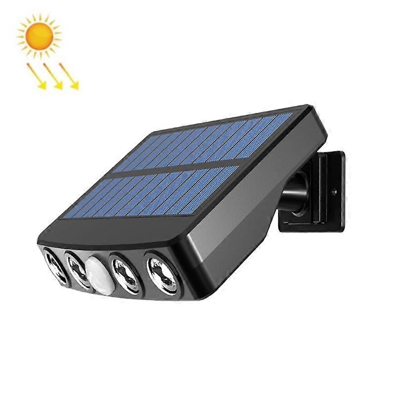 Sensor Waterproof Solar Light, Color Temperature:White Light Without Ground Plug White Light