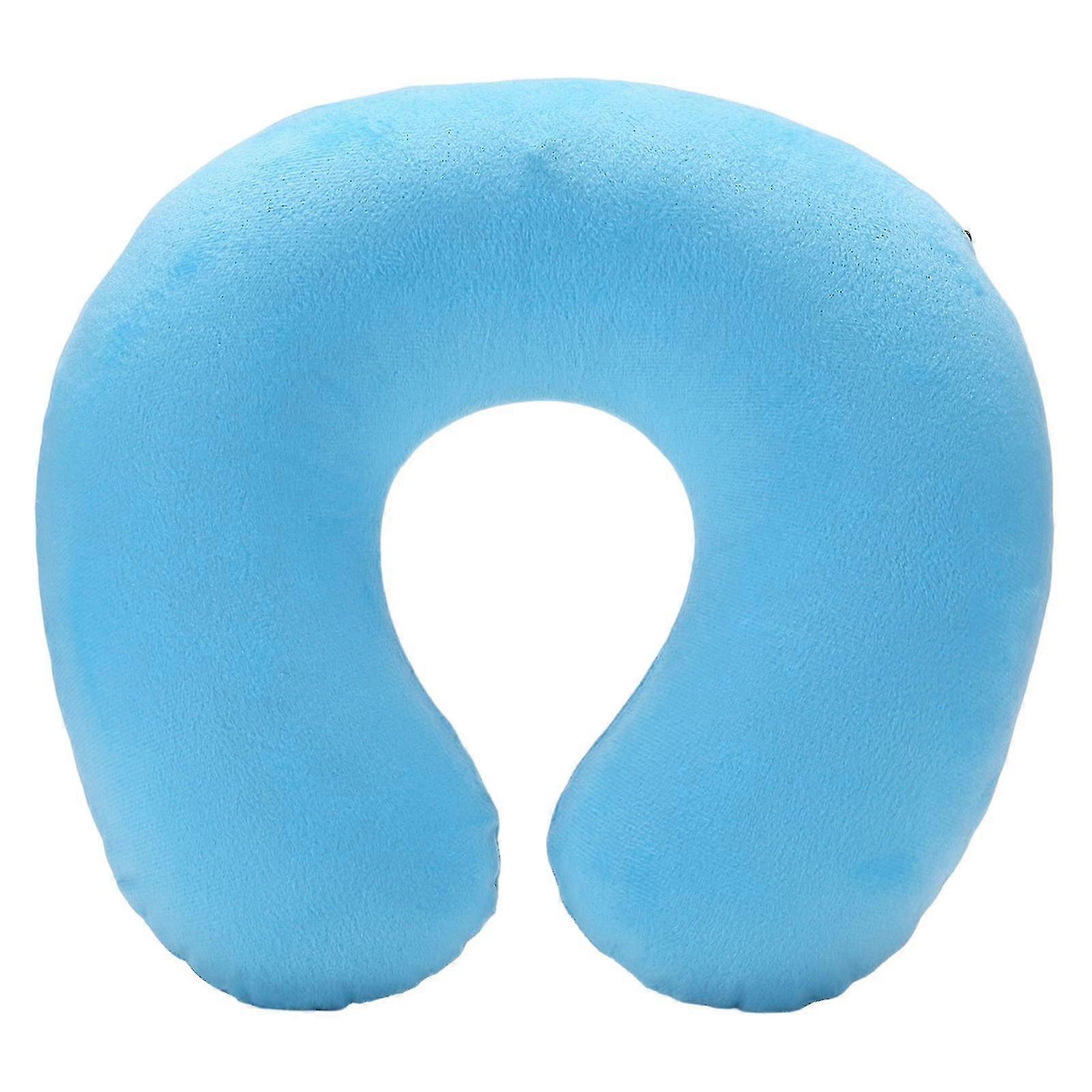 U-shaped Neck Cushion Inflatable Memory Foam Fatigue Relief Flight Headrest Sleep U-shaped Cushion Plane Accessories