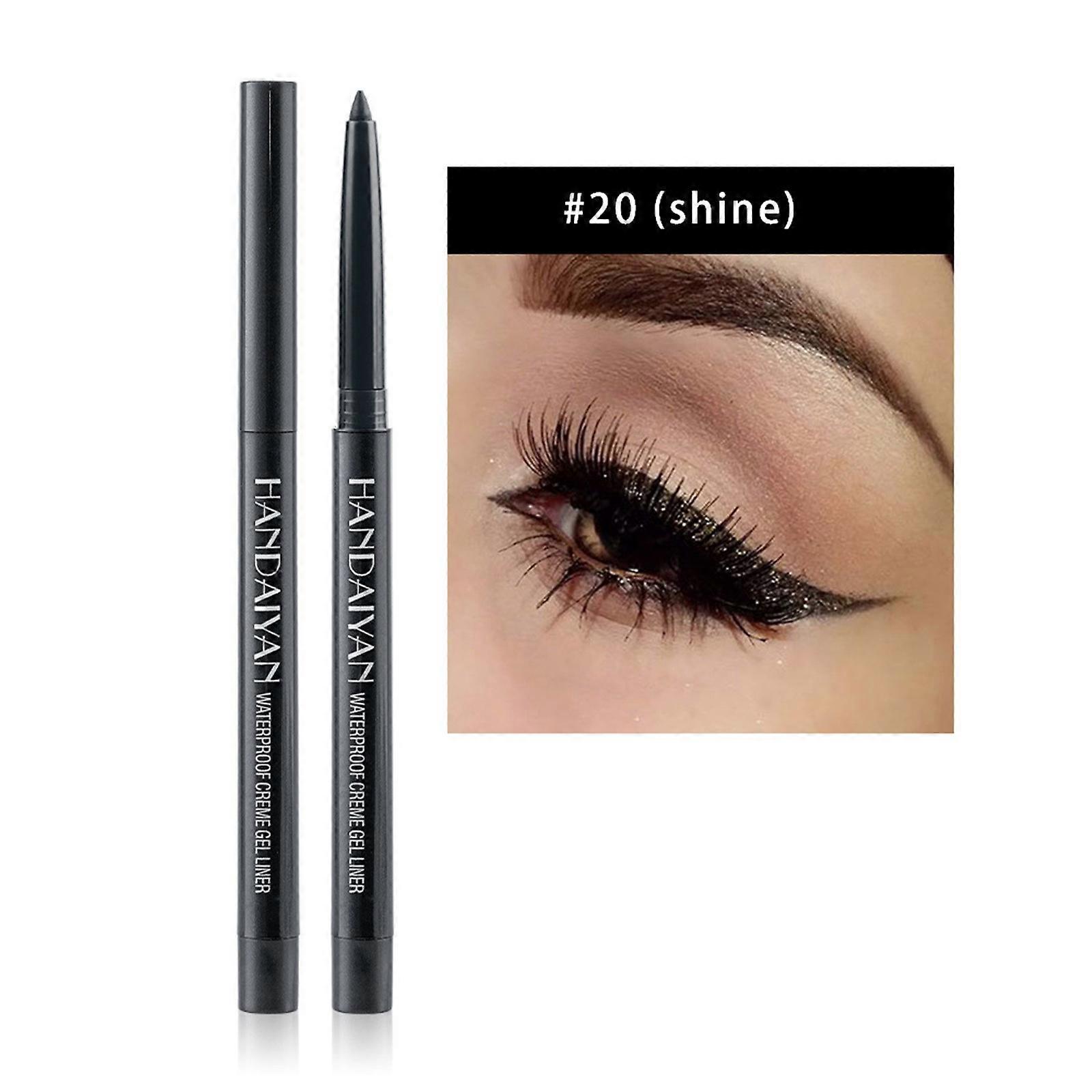 Eyeliner Pen 20Color EyelinerPen Pearlescent Matte Eyeliner Pen Rotatable Eyeliner