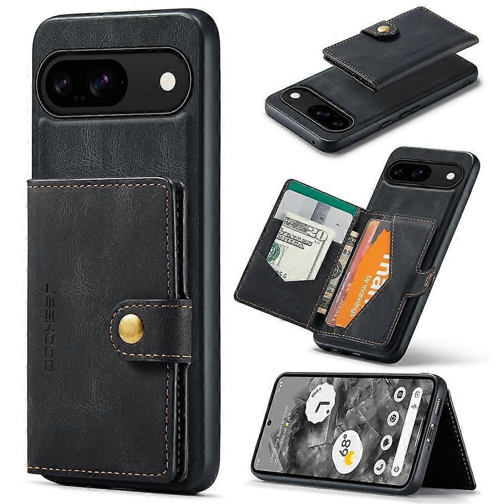 Retro Magnetic Wallet Phone Case For Google Pixel 9