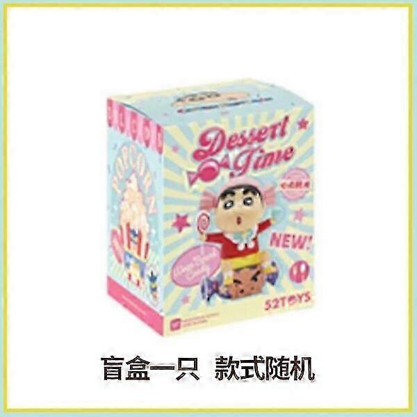 Hot Anime Crayon Shin-chan Επιδόρπιο Χρόνος τυφλό κουτί PVC Δράση Μοντέλο φιγούρας Συλλεκτική τέχνη Παιχνίδια παιχνιδιών Χαριτωμένη φιγούρα Έκπληκτος δώρο
