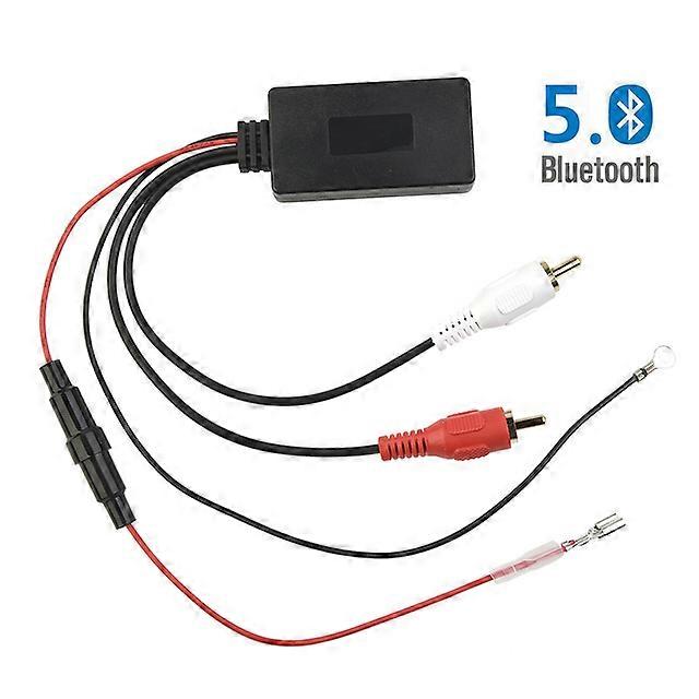 Car Wireless Bluetooth Receiver Module Bluetooth 5.0 Music Radio Stereo Audio Cable Adapter 2RCA Connector Music AUX Adapter
