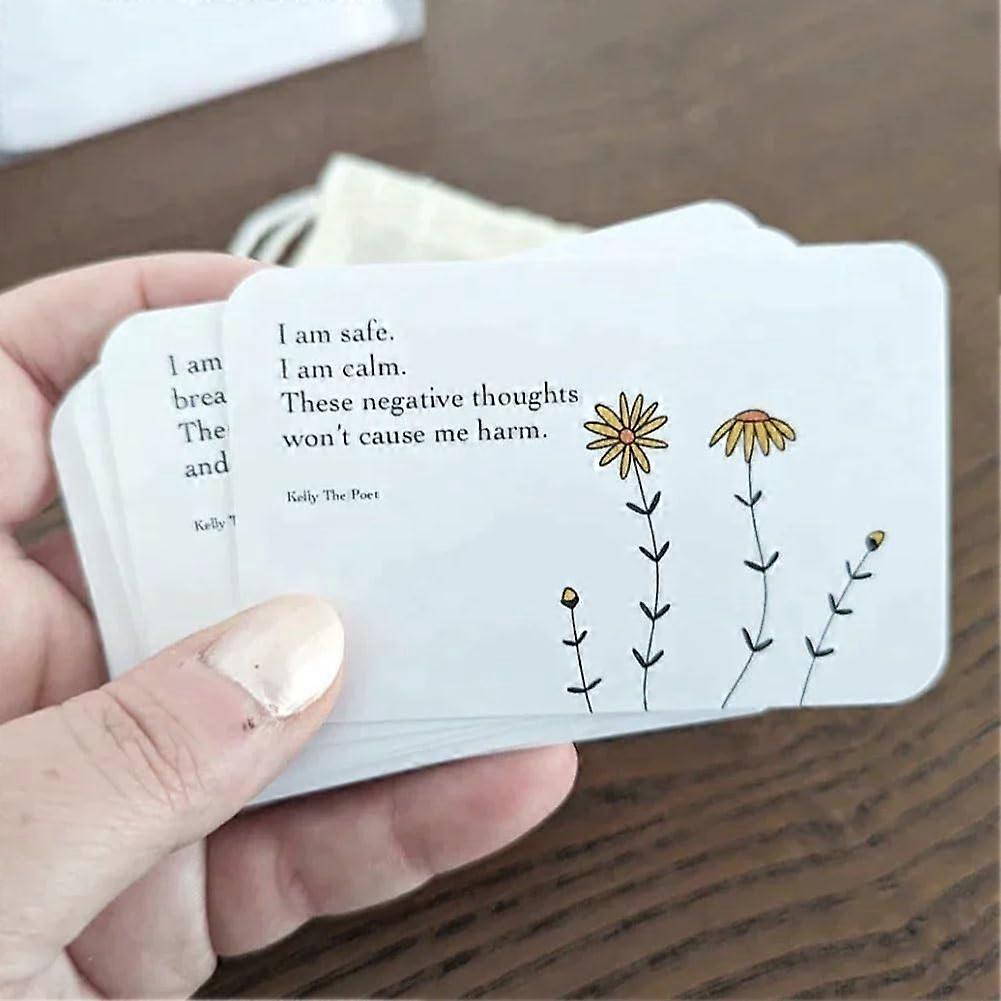 Anxiety Relief Pocket Poems, Shake Away Your Anxiety, Anxiety Affirmations Card Pack, Portable Collection of Soothing Words for Calm and Mindfulness