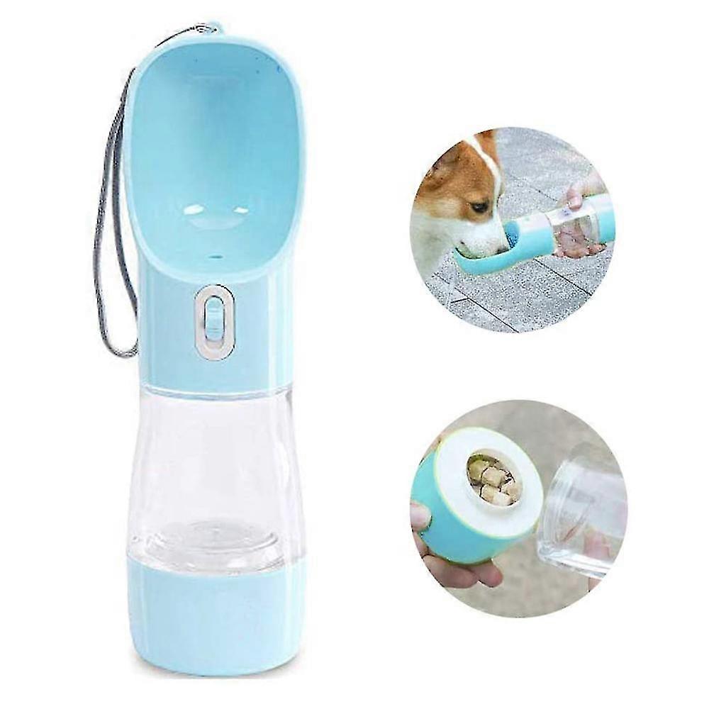 Dog Water Bottle For Walking, Multifunctional And Portable Dog Travel Water Dispenser With Food Container,detachable Design Combo Cup For Drinking And