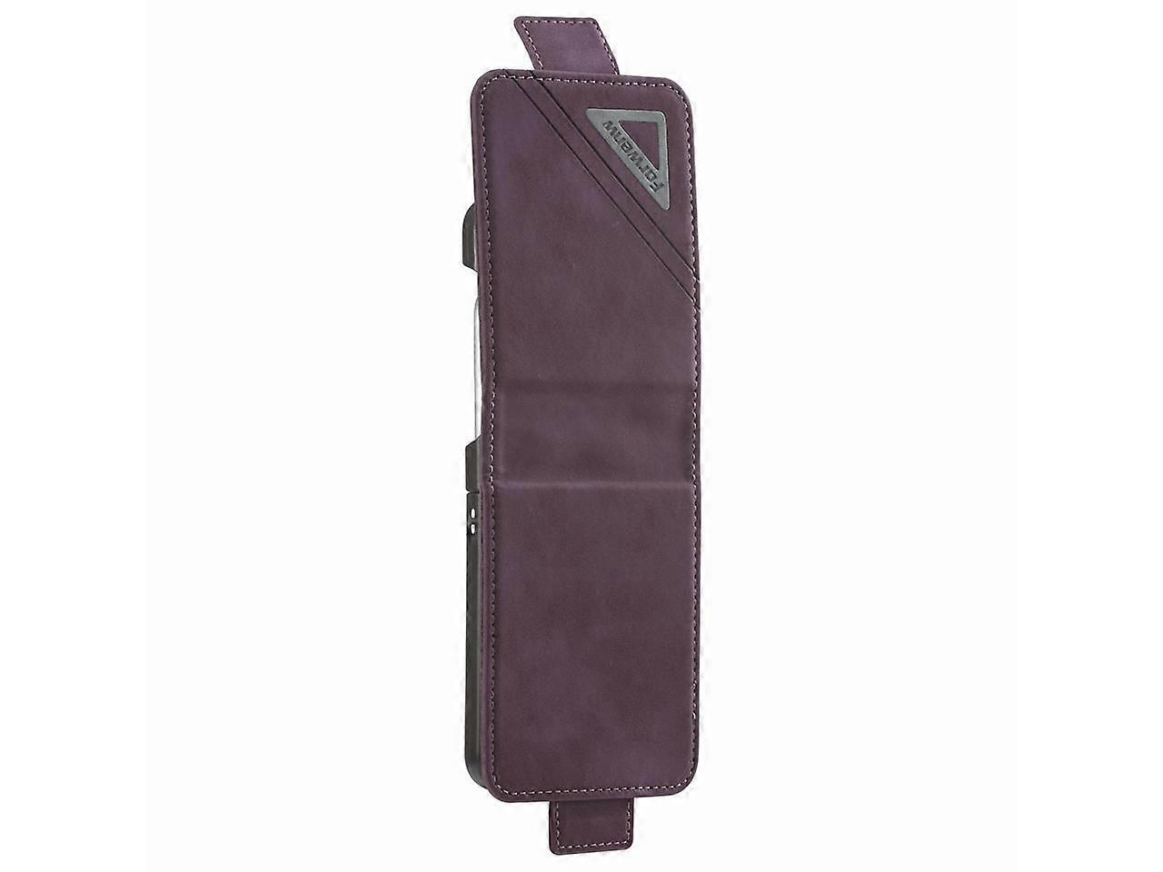 Samsung Galaxy Galaxy Z Fold 4 5G Case, PU Leather Cover TPU Bumper with Card Holder Kickstand Hidden Magnetic Shockproof Flip Wallet Case Red