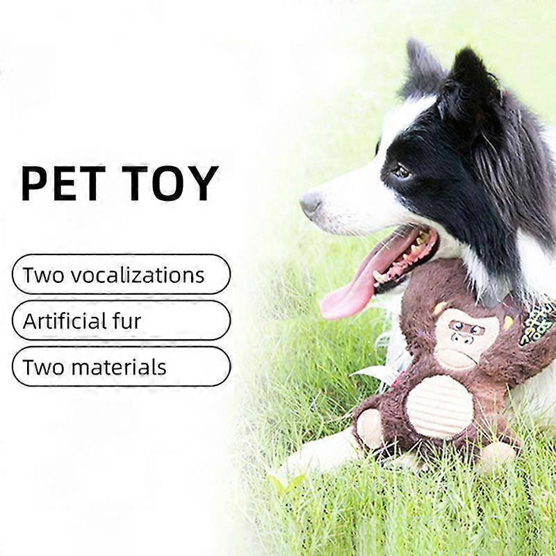 Safe Dog Training Toy Zoo Series Indeformable Lightweight Dog Chew Interactive Toy Party Gifts Dog Squeaky Plush Sound Toy