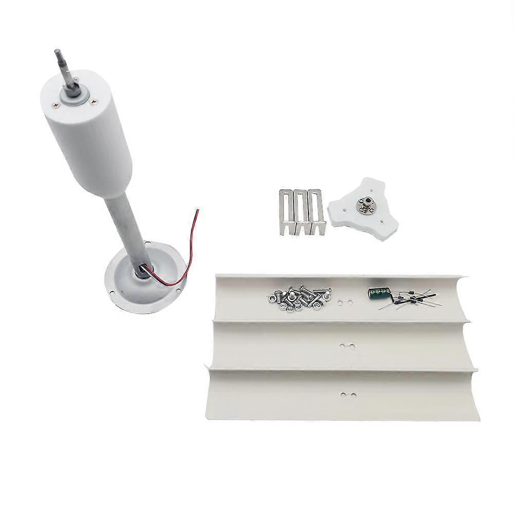 Modelo de turbina de viento de eje Vertical, generador de imn permanente trifsico, molino de viento, juguete, luz nocturna, fabricacin de pantalla DIY