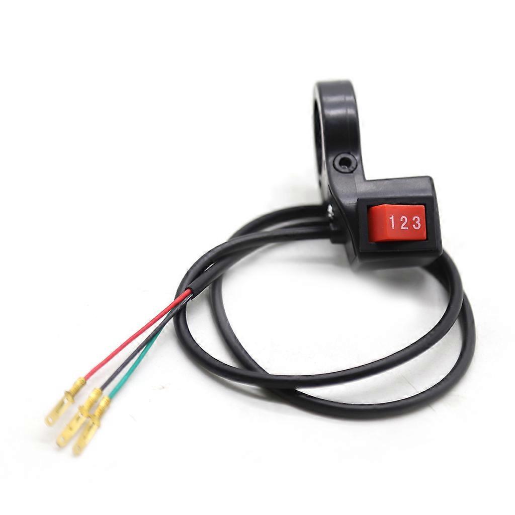Motorcycle Bicycle Handlebar Mount Control Switch 3 Speed Module Controller