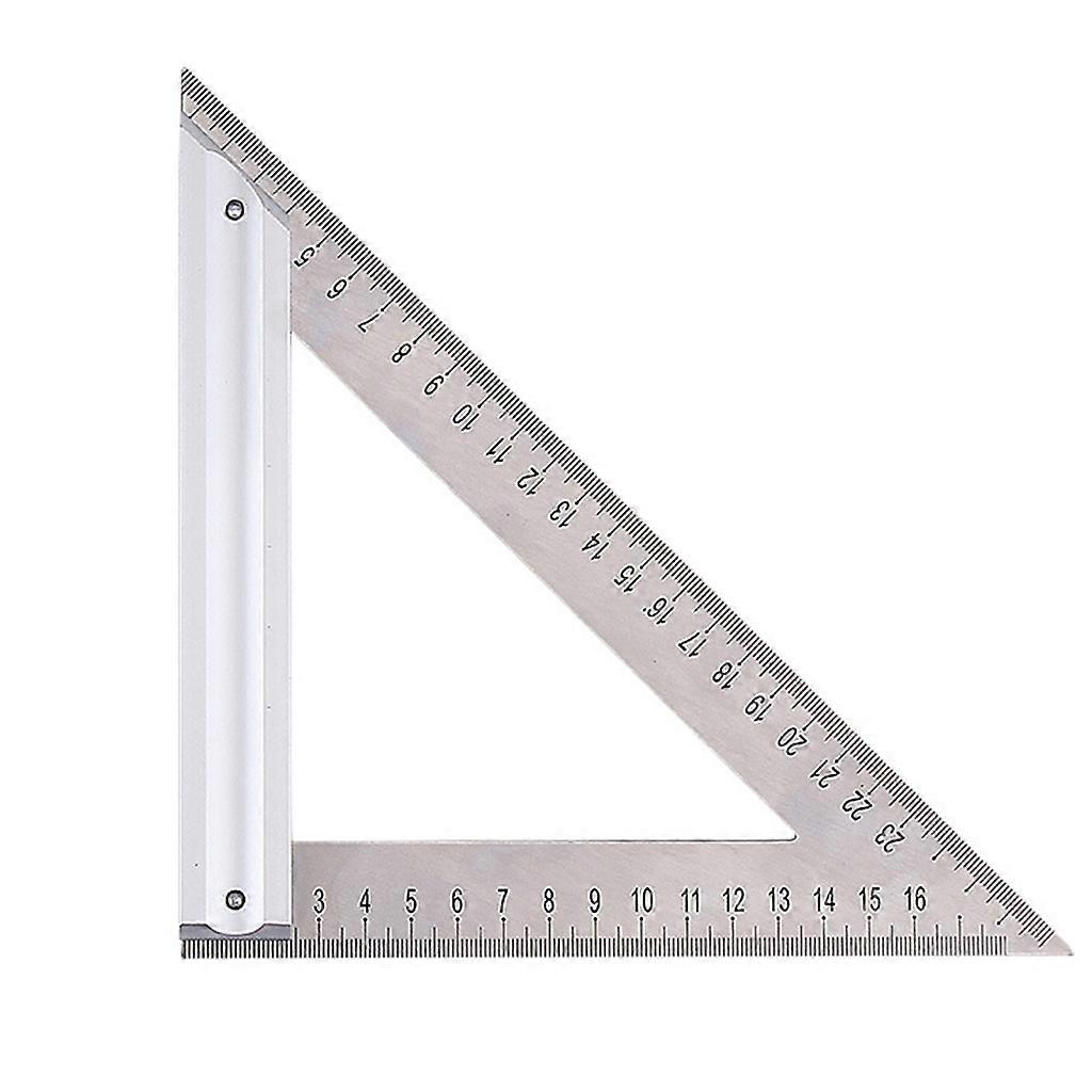 Triangle Ruler Protractor- Measuring Tool Measurement Ruler Metal Angle Ruler