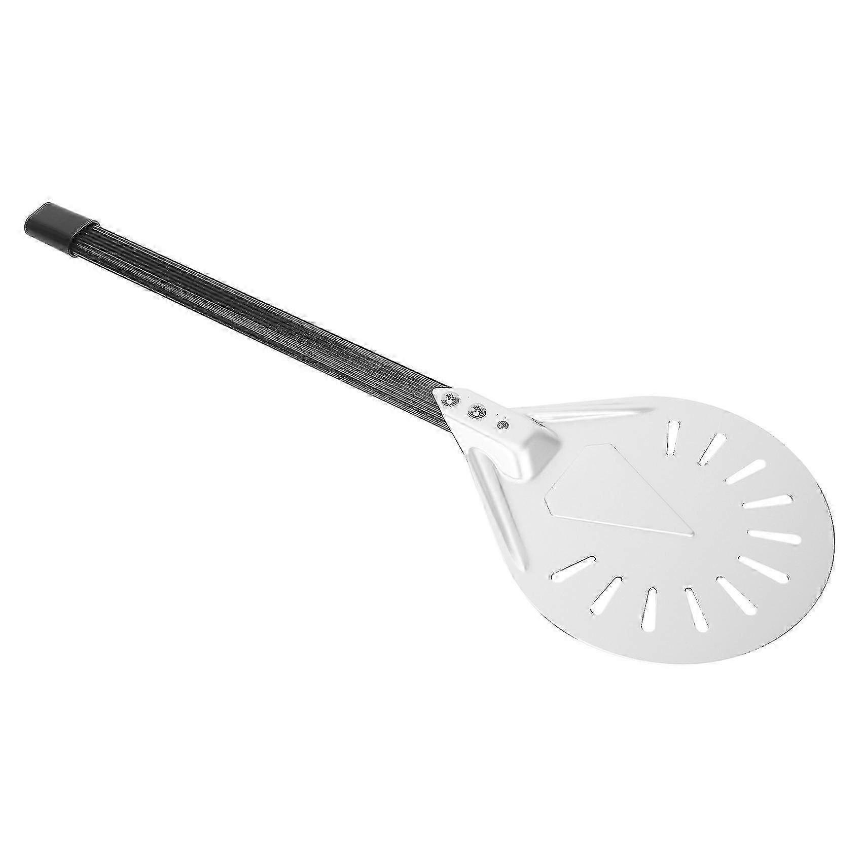 Pizza Tools Non-slip Handle 8 Inch Perforated Pizza Shovel Aluminum