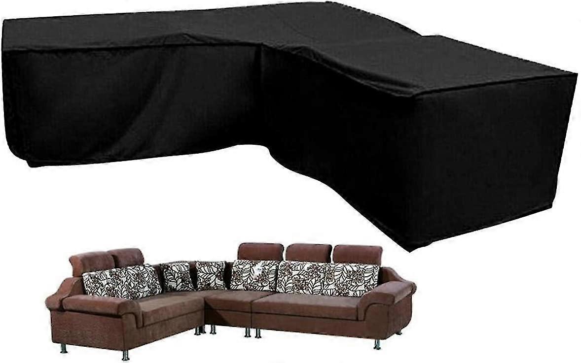V-shaped Lounge Sofa Cover - With Tie Cords At The Bottom 215*215cm (d-583-a)