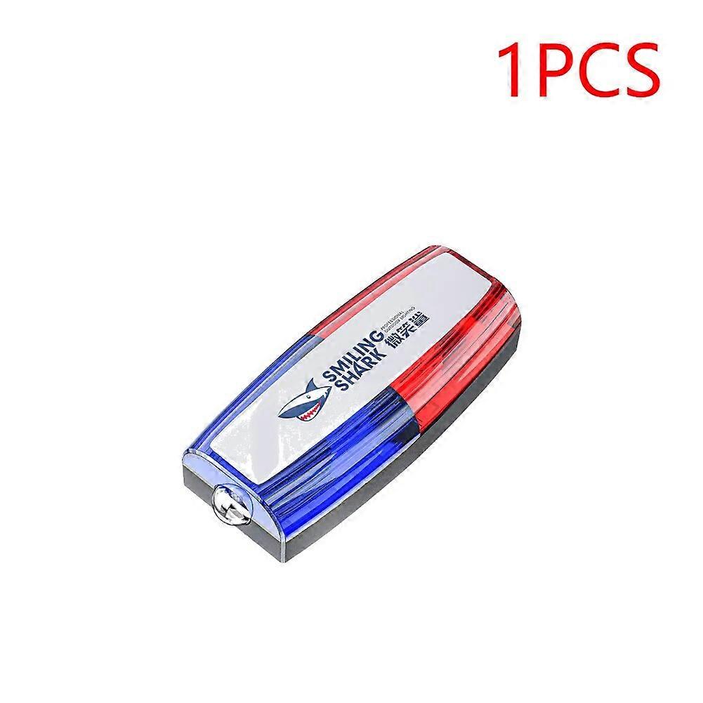 1-5PCS LED Red Blue Caution Emergency Police Light Flash USB Rechargeable Mini Shoulder Warning Torch Bike Tail Lamp