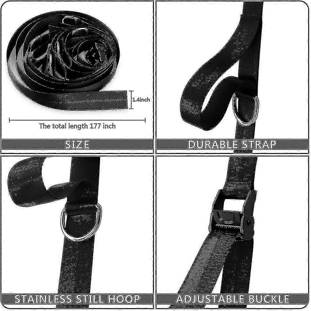 Door Anchor Strap For Resistance Bands Portable Mount Secure Multi Point Anchor
