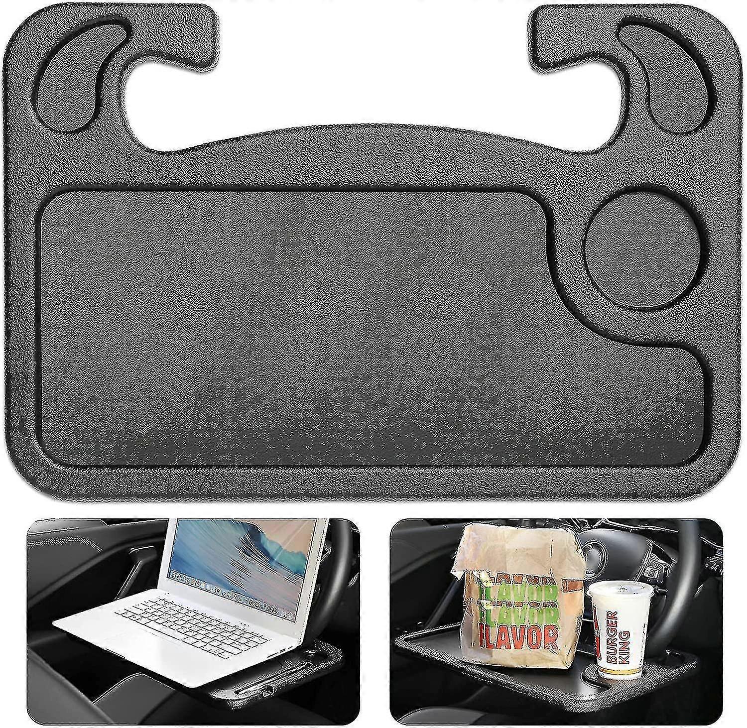 Steering Wheel Desk, Car Table Steering Wheel Tray Mount Notebook