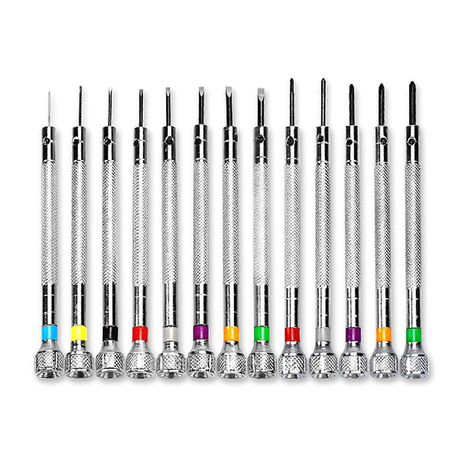 13 Pcs/set Watch Screwdriver Set Micro- Precision Jewelry Screwdriver 0.6-2.0mm