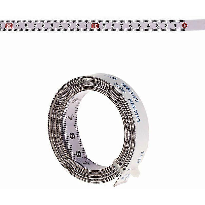 Left to right, right to left self-adhesive measuring tape, In the middle of both sides 1/2/3/4/5M (2M, Right to left)